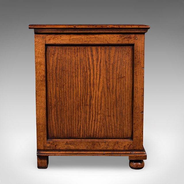 Large Vintage Country House Dresser Base, English, Oak, Georgian Revival, c.1980 For Sale - Image 4 of 12