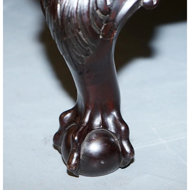 Serpentine Fronted Library Bookcase with Claw & Ball Feet from Gardner & Son, 1840s For Sale - Image 14 of 18