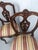 Brown Late 20th Century Pair of French Louis XV Style Carved Walnut Side Chairs With Burgundy & Gold Damask Upholstery For Sale - Image 8 of 17