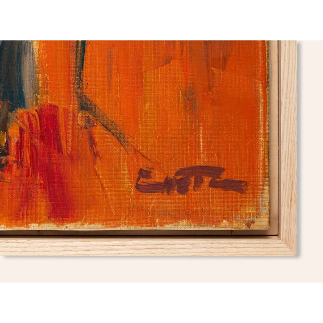 Young Woman in Morning Sun, Oil on Canvas For Sale - Image 4 of 9