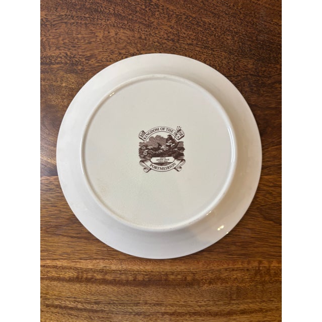 White Vintage Portmeirion Kingdom of the Sea Shellfish Plates - Set of 4 For Sale - Image 8 of 10
