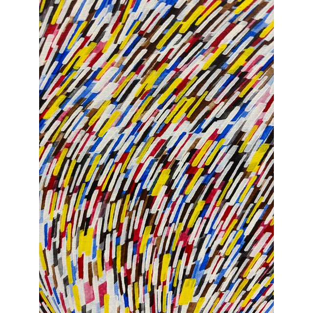 Vintage Contemporary Abstract Oil Painting For Sale In New York - Image 6 of 12