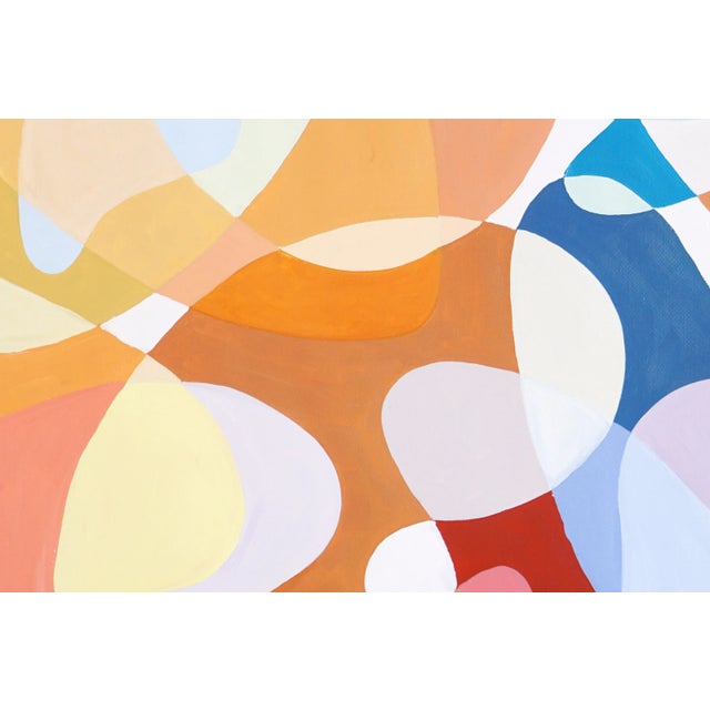 2024, Avant-Garde Style Large Painting Diptych of "Rainbow Curves", Acrylic Painting on Watercolor Paper By Ryan Rivadeneyra For Sale - Image 9 of 9