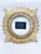 Wynne Home Hollywood Regency Style Gold Gilded Sunburst Picture Frame - 6x6 For Sale - Image 4 of 6
