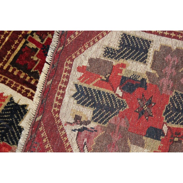 1930s 1930s Vintage Handmade Turkish Kayseri Rug For Sale - Image 5 of 6