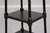 Wood Regency Ebony & Gold 4 Tier Etagere Bookcase Shelf For Sale - Image 7 of 12