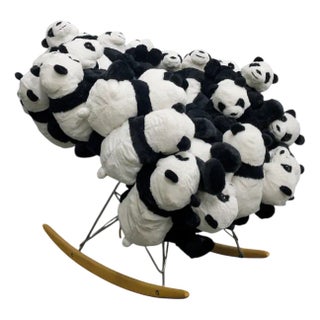 Pandas Rocking Chair by La Basílica Galería, 2019 For Sale