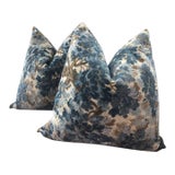 Cowtan and Tout “Walden“ in Delft Pillows- a Pair For Sale