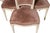 Rose Set of Six Mid 20th Century Louis XVI Style Painted Dining Chairs For Sale - Image 8 of 8