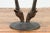 Early 21st Century Contemporary Cast Bronze Double Antelope Dining Table Base with Dark Patina For Sale - Image 5 of 11