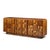 Mid-Century Modern Lane Staccato Brutalist Mid Century Walnut Lowboy Dresser For Sale - Image 3 of 8