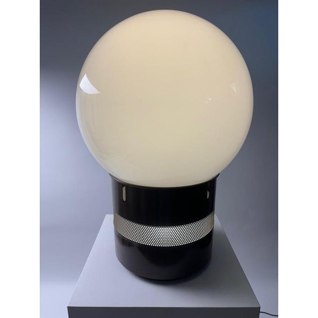 Mezzo Oracle Table Lamp in Brass, Metal, and Glass by Gae Aulenti for Artemide, Italy, 1969 For Sale - Image 11 of 12