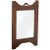 Antique Art Nouveau Walnut Mirror For Sale - Image 5 of 5