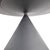 Black Round Clay Concrete Dining Table by Marc Krusin for Desalto For Sale - Image 8 of 9