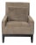 West Elm Brown Lounge Armchair – Modern and Comfortable For Sale