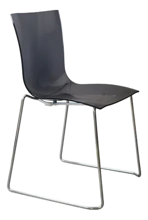 Italian Acrylic Glass Chair by Tonin Casa