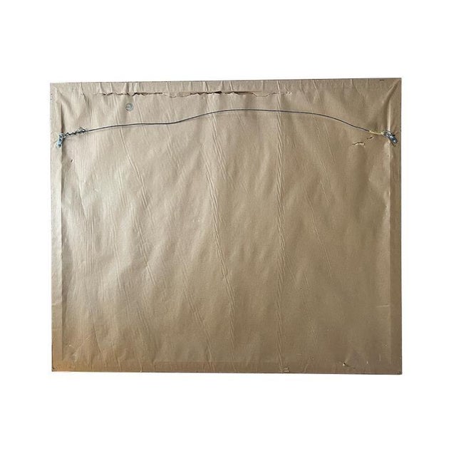 A magnificent large traditional Indian gouache painting of a royal horse on silk. This Rajasthani piece is unique in that...