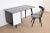 Planner Group Paul McCobb Planner Group Black and White Lacquered Writing Desk and Chair, Newly Refinished For Sale - Image 4 of 13