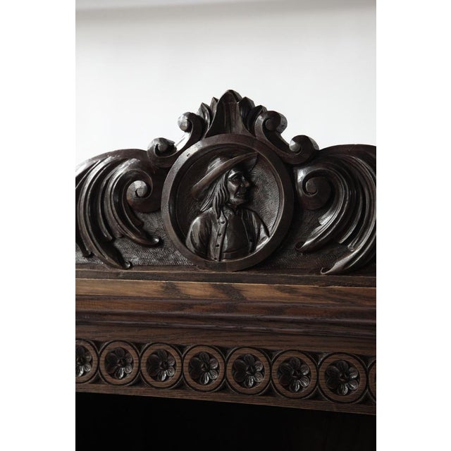Antique Breton Chestnut Display Cabinet, France, 1880s For Sale - Image 4 of 11