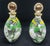 1950s 1950's Royal Limited Hand Painted Perfume Bottles Pair For Sale - Image 5 of 8
