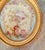 Late 18th Century 18th or 19th Century French Floral Oil Painting With Roses in Oval Frame For Sale - Image 5 of 12