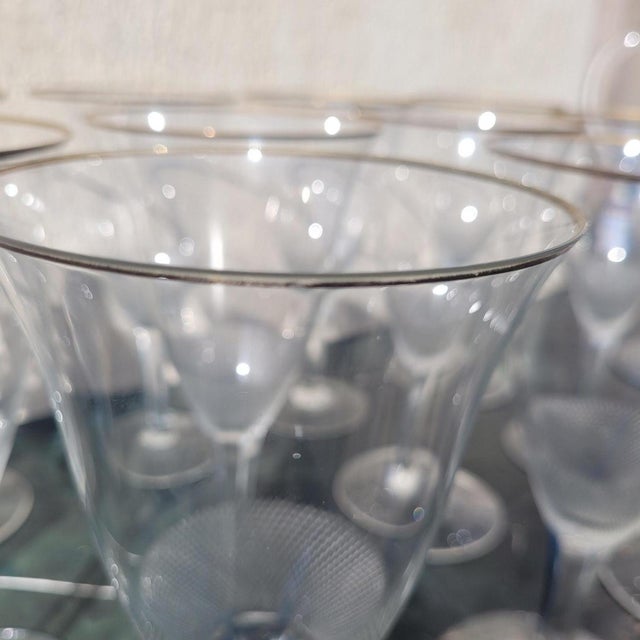 Large 20th Century Glasses and Carafes, Italy, Set of 13 For Sale - Image 6 of 18