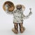 Italian Vintage Italian Handmade Genuine Silver Circus Performer With Drums Rare Angini Figurine, Made in Tuscany (Italy) For Sale - Image 3 of 12