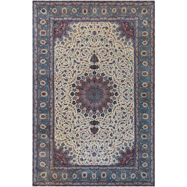 Mansour Tabriz Rug - 6' x 9' For Sale