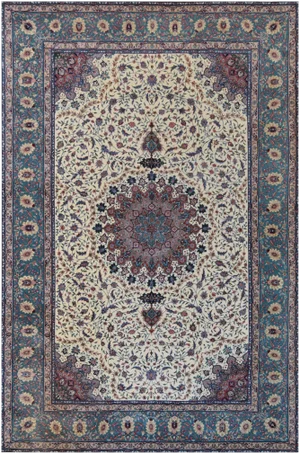 Mansour Tabriz Rug - 6' x 9'