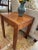 Late 20th Century Vintage Oak Side Table - Parsons Style For Sale - Image 4 of 10
