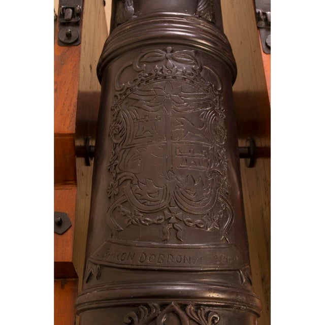 20th Century Bronze Artillery Cannons, Set of 2 For Sale - Image 15 of 18