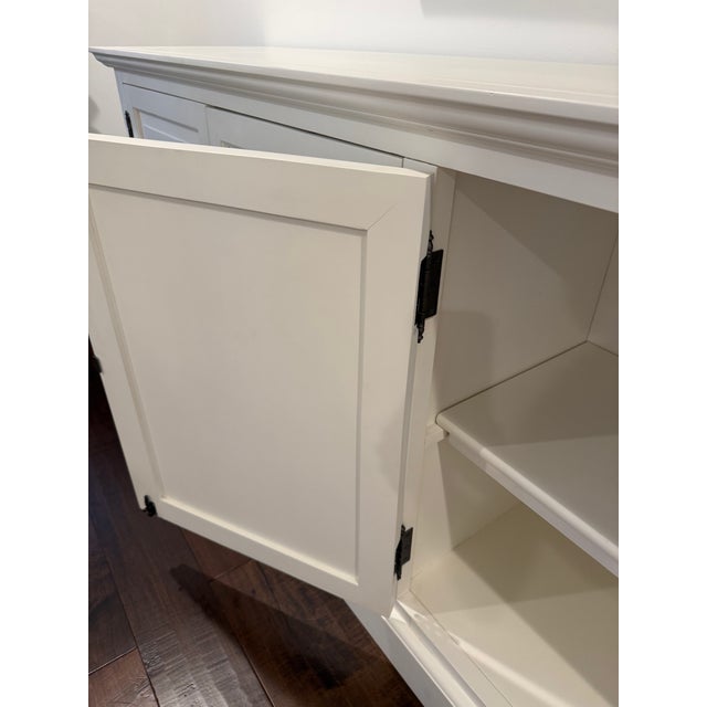Wood Restoration Hardware French Country Sideboard For Sale - Image 7 of 8