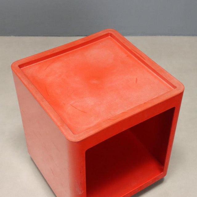 Vintage Valletto Quadro Rosso Cabinet by Valenti & C., Italy, 1980s For Sale - Image 4 of 10