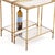 French Mid 20th Century A Beautiful Pair of French Brass and Mirrored Tables, in the Manner of Jansen For Sale - Image 3 of 7
