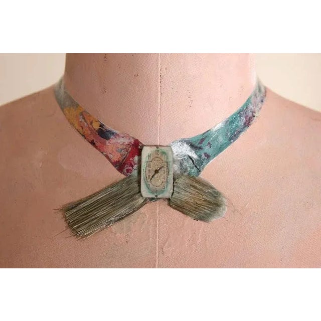 Extraordinary Mixed-Media Dress Form Sculpture For Sale - Image 9 of 13