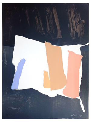 Pierre Pallut, Abstract Composition, 1972, Lithograph
