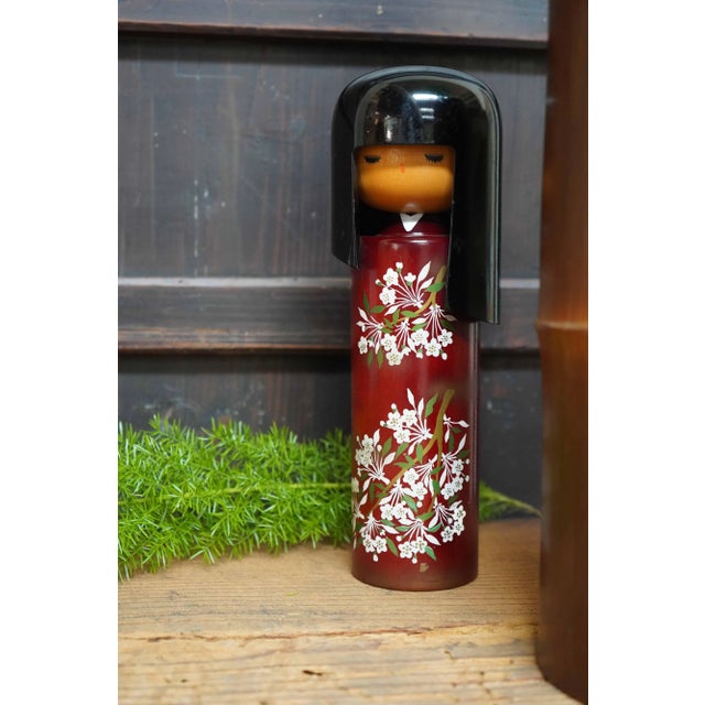 Wood Vintage Kokeshi by Seifu Gono, Japan, 1980s For Sale - Image 7 of 7