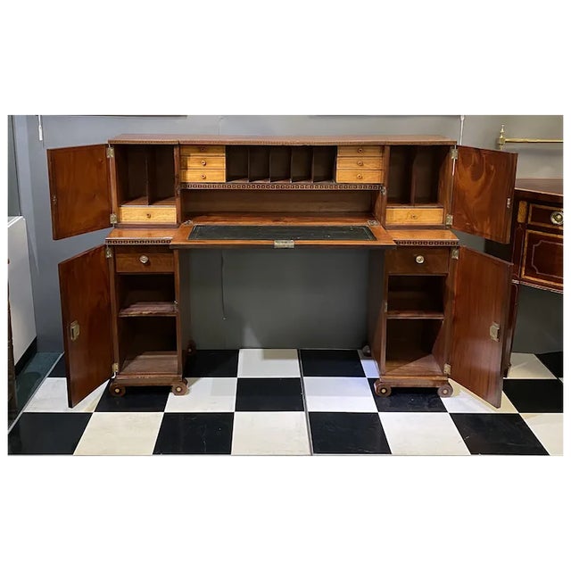 Early 19th Century Circa 1810 English Regency Period Desk For Sale - Image 5 of 8