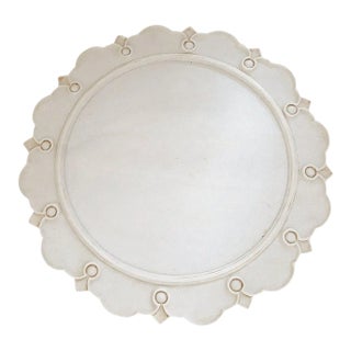 Hand-Carved Marble Charger / Server / Plate from India, Late 20th Century For Sale