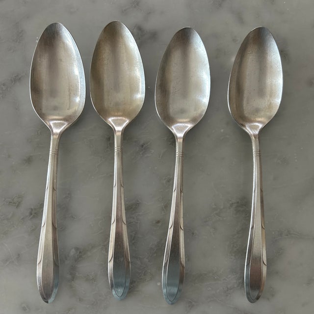 Vintage Nobility Plate Silver-Plated Flatware—Set of 24 For Sale - Image 4 of 6