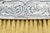 Metal Beautiful Pair Ornate Sterling Silver Antique Clothing Brushes Leather Case Vanity Dresser Home Decor For Sale - Image 7 of 15