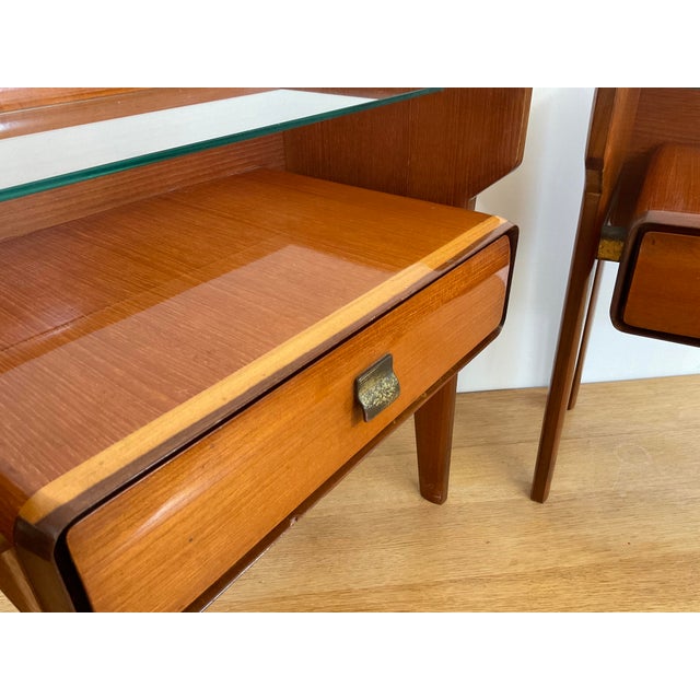Brown Vittorio Dassi 1950s Side Tables, a Pair For Sale - Image 8 of 15