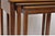 17th Century Antique Mahogany Nesting Tables With Dutch Marquetry For Sale - Image 5 of 8