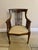Antique Edwardian Mahogany Inlaid Desk Chair, 1900s For Sale - Image 4 of 5