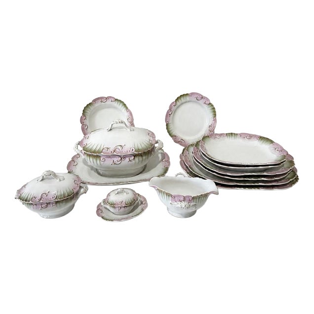 Porcelain Dinner Service Vista Alegre, Set of 86 For Sale