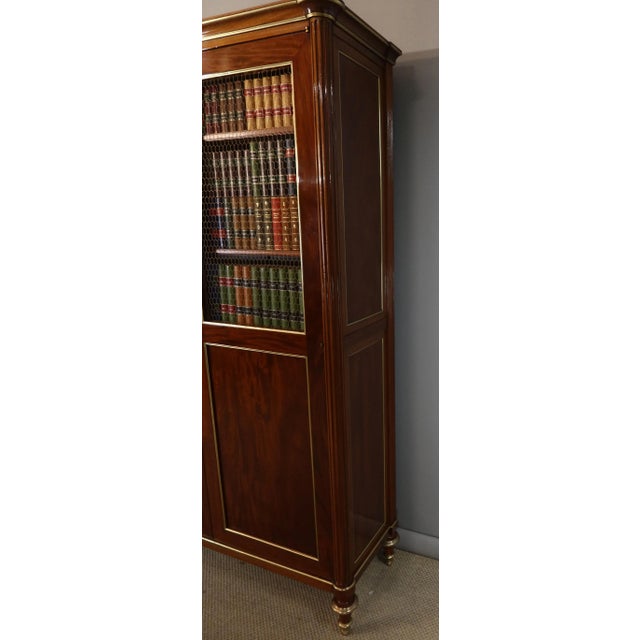 Louis XVI Mahogany Bookcase For Sale - Image 5 of 15