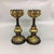 Late 20th Century Pair of Gilt Bronze Lotus Candlesticks, Dragon Phoenix Relief Candle Holders, Chinoiserie Altar Decor For Sale In Los Angeles - Image 6 of 9