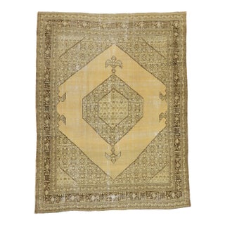 Antique Persian Tabriz Rug - 09'00 X 12'00 For Sale