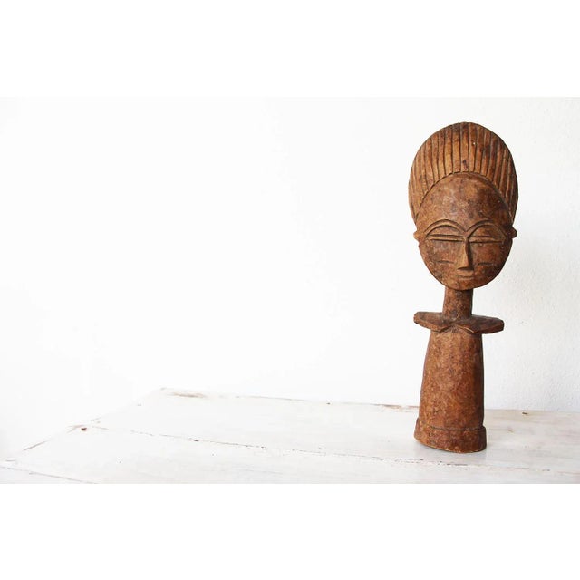 Wood Vintage Akua'ba Fertility Figure, Ashanti For Sale - Image 7 of 9