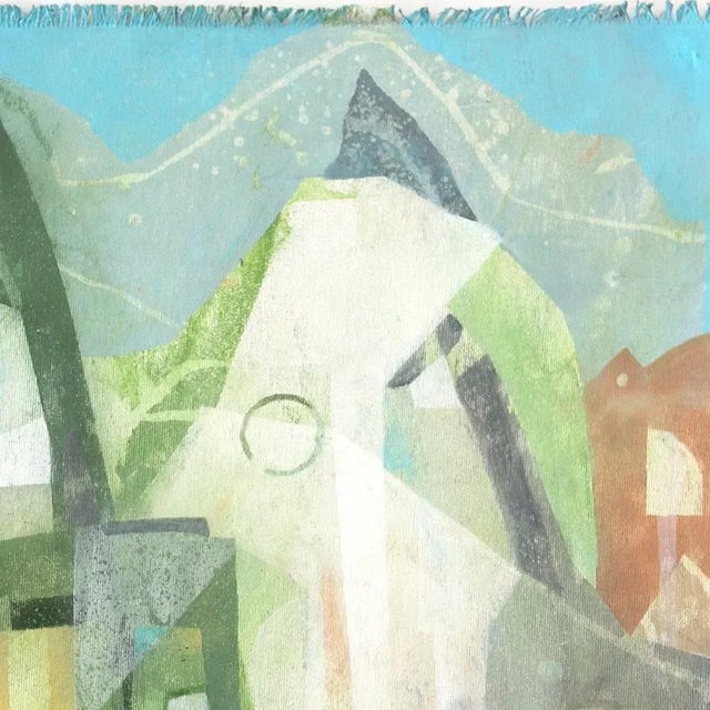 "Green Valley" Contemporary Abstract Acrylic Painting by Maria C. Bernhardsson For Sale - Image 4 of 7